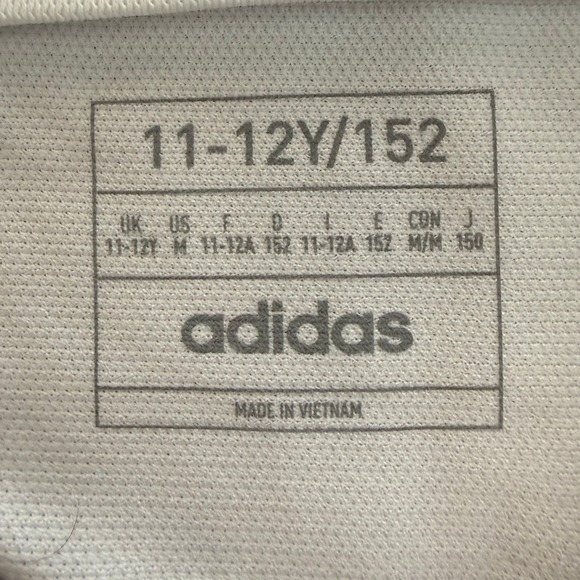 Adidas Real Madrid Soccer Jersey Kids Youth Medium White 2023-24 FIFA Champions - Picture 7 of 11